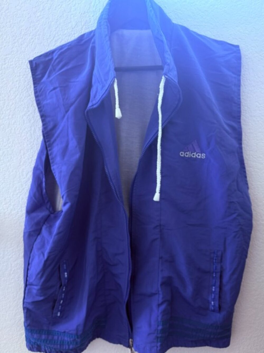 vintage Adidas Windbreaker Vest (Approx. Size L)